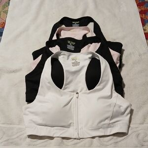 Tek Gear White and Black 4 Sports Bras Set